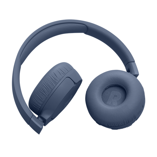 JBL Tune 670NC - Blue - Adaptive Noise Cancelling Wireless On-Ear Headphones - Detailshot 3